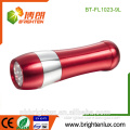 Promotional Cheap Cute Shaped Pocket Size Aluminum Alloy 9 Led Flashlight Colorful Gift Bulk multi color led flashlight